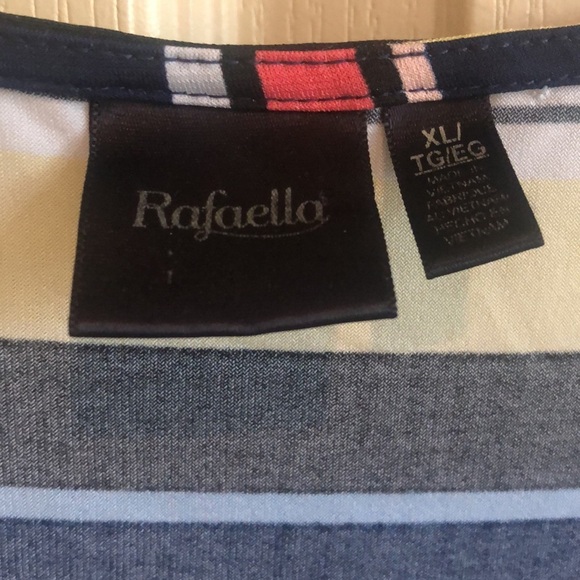 Rafaello Shirt Women's Large Multi Stripe XL - Picture 6 of 6